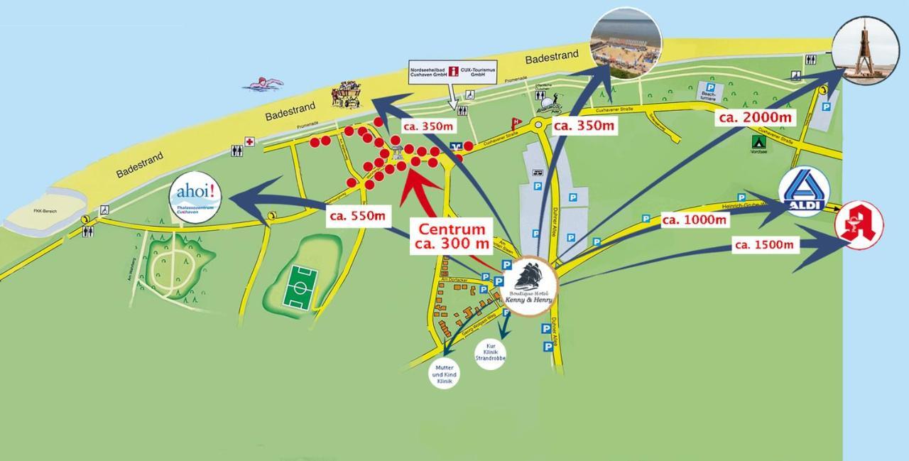 Hotel Kenny & Henry Cuxhaven Luaran gambar